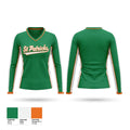 St. Patrick’s Women's Long Sleeve V-neck Shirt - 1