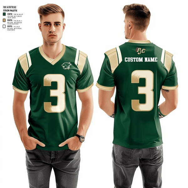 PLAINFIELD JUNIOR CATS FOOTBALL/CHEER Football Jersey -1