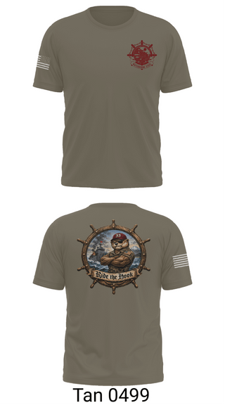 Old School Cotton Feel Shirt, Ride The Hook, Army, Teamtime, Team time, sublimation, custom sports apparel, team uniforms, spirit wear, spiritwear, sports uniforms, custom shirts, team store, custom team store, fundraiser sports, apparel fundraiser