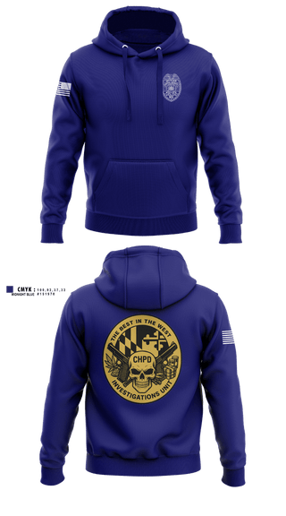 Hoodie, Capitol Heights Police Dept., Police, Teamtime, Team time, sublimation, custom sports apparel, team uniforms, spirit wear, spiritwear, sports uniforms, custom shirts, team store, custom team store, fundraiser sports, apparel fundraiser