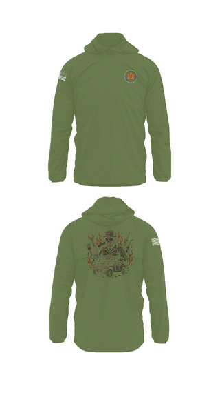 Windbreaker, 4th Combat Engineer Battalion A Co, Marines, Teamtime, Team time, sublimation, custom sports apparel, team uniforms, spirit wear, spiritwear, sports uniforms, custom shirts, team store, custom team store, fundraiser sports, apparel fundraiser