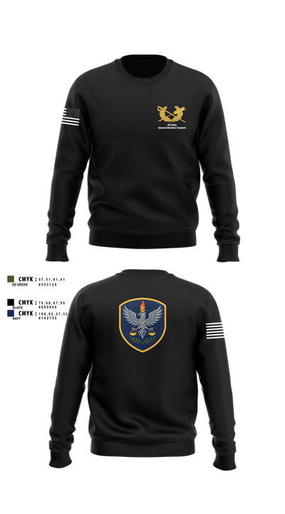 US Army Special Victims’ Counsel 25692350 Crew Neck Sweatshirt - 5