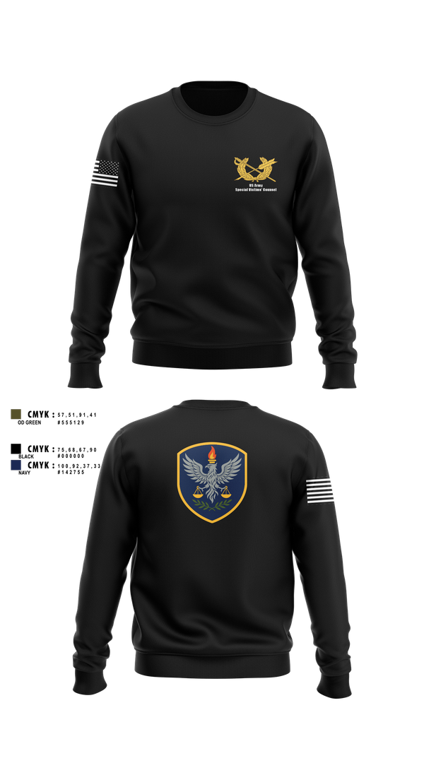 Crew Neck Sweatshirt, US Army Special Victims’ Counsel, , Teamtime, Team time, sublimation, custom sports apparel, team uniforms, spirit wear, spiritwear, sports uniforms, custom shirts, team store, custom team store, fundraiser sports, apparel fundraiser
