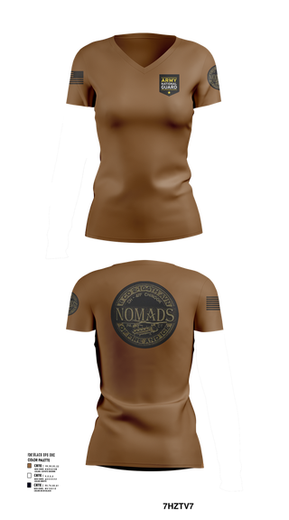 Womens Short Sleeve Vneck Shirt, E CO 169 AVN, National Guard, Teamtime, Team time, sublimation, custom sports apparel, team uniforms, spirit wear, spiritwear, sports uniforms, custom shirts, team store, custom team store, fundraiser sports, apparel fundraiser