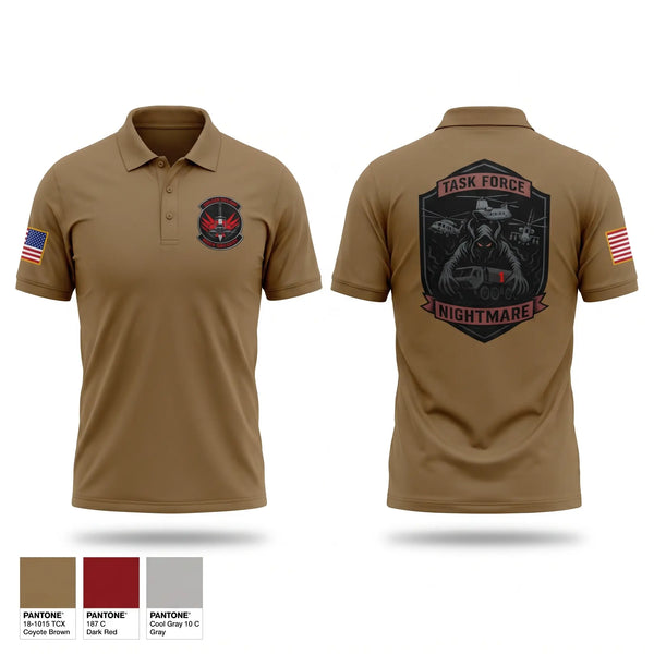 Short Sleeve Performance Polo, C Co 2-1 Dustoff, Army, Teamtime, Team time, sublimation, custom sports apparel, team uniforms, spirit wear, spiritwear, sports uniforms, custom shirts, team store, custom team store, fundraiser sports, apparel fundraiser