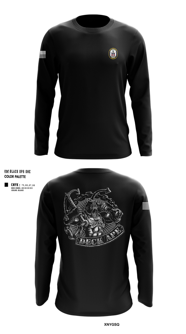 Long Sleeve Performance Shirt, DDG 103 OD, , Teamtime, Team time, sublimation, custom sports apparel, team uniforms, spirit wear, spiritwear, sports uniforms, custom shirts, team store, custom team store, fundraiser sports, apparel fundraiser