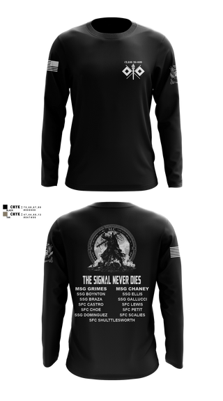 Long Sleeve Performance Shirt, Senior Leaders Course FY26-009, Army, Teamtime, Team time, sublimation, custom sports apparel, team uniforms, spirit wear, spiritwear, sports uniforms, custom shirts, team store, custom team store, fundraiser sports, apparel fundraiser