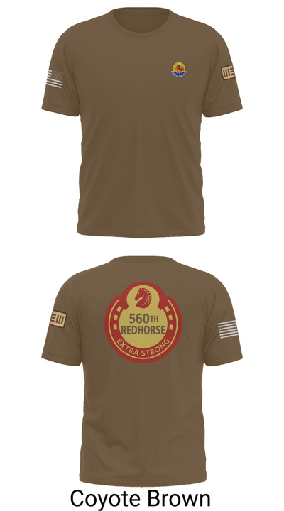560th Redhorse Unit 43549441 Old School Cotton Feel Shirt - 10