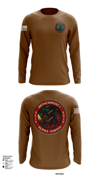 Long Sleeve Performance Shirt, Detachment 1, 24th MDSB, , Teamtime, Team time, sublimation, custom sports apparel, team uniforms, spirit wear, spiritwear, sports uniforms, custom shirts, team store, custom team store, fundraiser sports, apparel fundraiser