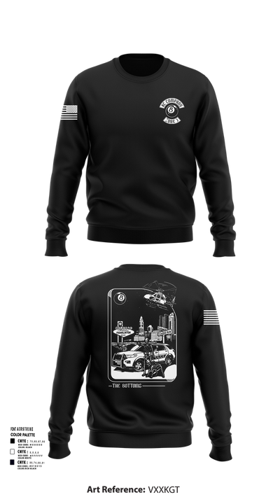 Columbus Division of Police- 8C Company 60108409 Crew Neck Sweatshirt - 101