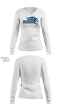 Mount Saint Mary College Swimming Women's Long Sleeve V-neck Shirt - 103
