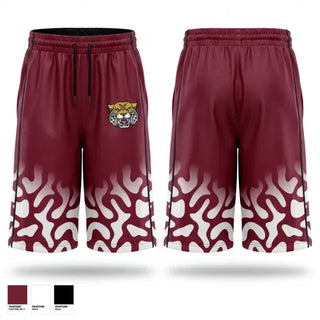 Mens Reversible Basketball Shorts, Valley view bobcats, Men's Basketball, Teamtime, Team time, sublimation, custom sports apparel, team uniforms, spirit wear, spiritwear, sports uniforms, custom shirts, team store, custom team store, fundraiser sports, apparel fundraiser