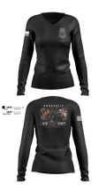 Annapolis Police K9 Unit 81380141 Women's Long Sleeve V-neck Shirt - 101