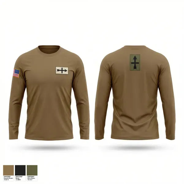 Long Sleeve Performance Shirt, 120th FA, National Guard, Teamtime, Team time, sublimation, custom sports apparel, team uniforms, spirit wear, spiritwear, sports uniforms, custom shirts, team store, custom team store, fundraiser sports, apparel fundraiser