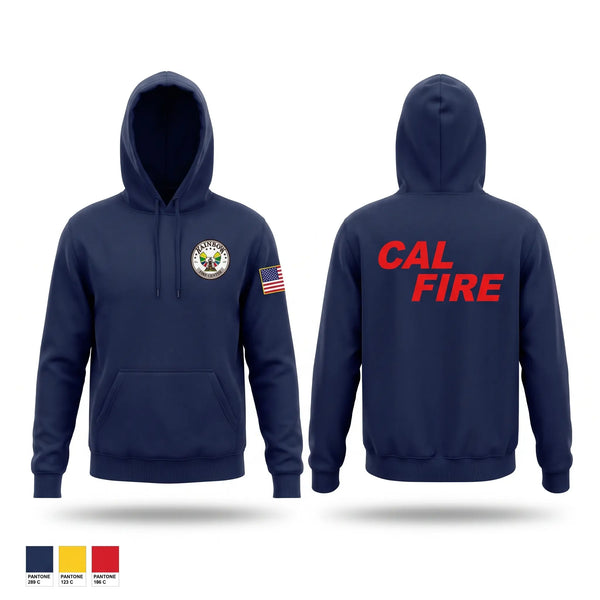 Hoodie, CAL FIRE, Fire Department, Teamtime, Team time, sublimation, custom sports apparel, team uniforms, spirit wear, spiritwear, sports uniforms, custom shirts, team store, custom team store, fundraiser sports, apparel fundraiser