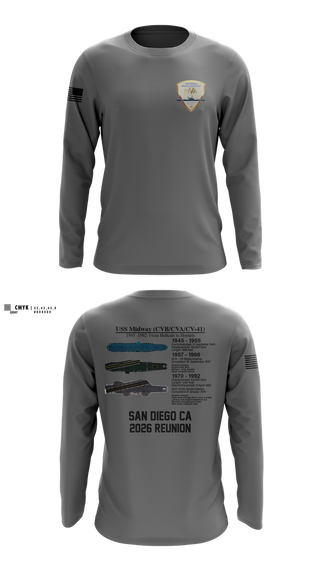 Long Sleeve Performance Shirt, Midway Veterans' Association, , Teamtime, Team time, sublimation, custom sports apparel, team uniforms, spirit wear, spiritwear, sports uniforms, custom shirts, team store, custom team store, fundraiser sports, apparel fundraiser