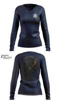 Fugitive Operations Women's Long Sleeve V-neck Shirt - 11