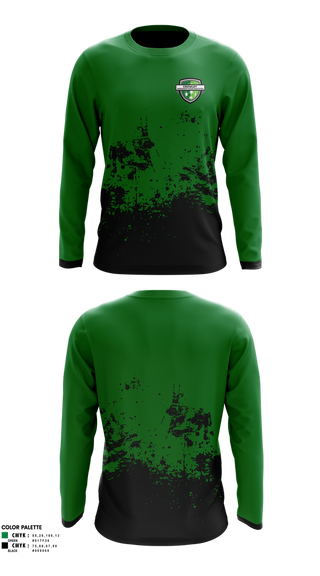 Long Sleeve Performance Shirt, Crowley Independent Soccer Association, Men's Soccer, Teamtime, Team time, sublimation, custom sports apparel, team uniforms, spirit wear, spiritwear, sports uniforms, custom shirts, team store, custom team store, fundraiser sports, apparel fundraiser