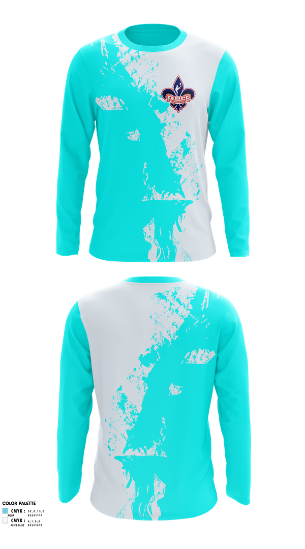 Long Sleeve Performance Shirt, Felice Kicking, , Teamtime, Team time, sublimation, custom sports apparel, team uniforms, spirit wear, spiritwear, sports uniforms, custom shirts, team store, custom team store, fundraiser sports, apparel fundraiser