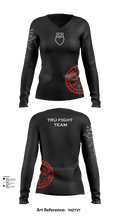 Trú Fight Team 44523191 Women's Long Sleeve V-neck Shirt - 141