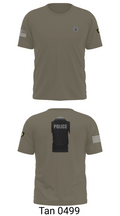 Nashville Police Department 22695418 Old School Cotton Feel Shirt - 67