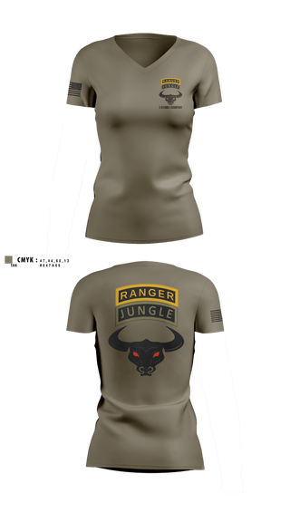 Womens Short Sleeve Vneck Shirt, 1-21, Army, Teamtime, Team time, sublimation, custom sports apparel, team uniforms, spirit wear, spiritwear, sports uniforms, custom shirts, team store, custom team store, fundraiser sports, apparel fundraiser