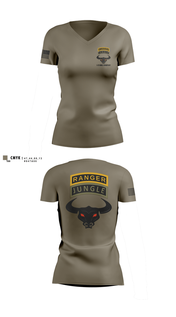 Womens Short Sleeve Vneck Shirt, 1-21, Army, Teamtime, Team time, sublimation, custom sports apparel, team uniforms, spirit wear, spiritwear, sports uniforms, custom shirts, team store, custom team store, fundraiser sports, apparel fundraiser