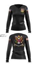 1-249th Infantry Training Battalion 76844743 Women's Long Sleeve V-neck Shirt - 21