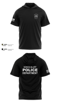 HOKES BLUFF POLICE DEPARTMENT 69321559 Short Sleeve Performance Shirt with hood - 3