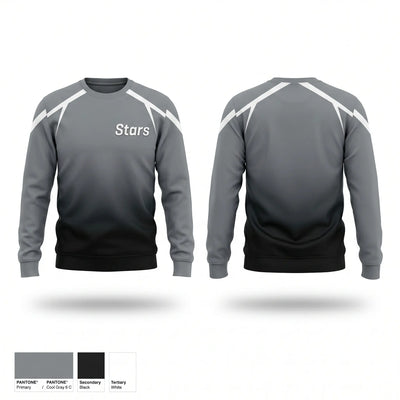 Stars Crew Neck Sweatshirt - 1