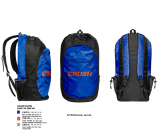 Gear Bag, Boise Crush, Baseball, Teamtime, Team time, sublimation, custom sports apparel, team uniforms, spirit wear, spiritwear, sports uniforms, custom shirts, team store, custom team store, fundraiser sports, apparel fundraiser