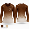 Catasauqua High School Basketball 96563586 Women's Long Sleeve V-neck Shirt - 1