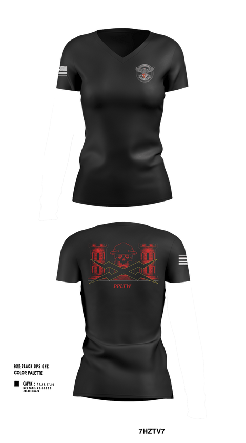 Womens Short Sleeve Vneck Shirt, 11th MDB, Army, Teamtime, Team time, sublimation, custom sports apparel, team uniforms, spirit wear, spiritwear, sports uniforms, custom shirts, team store, custom team store, fundraiser sports, apparel fundraiser