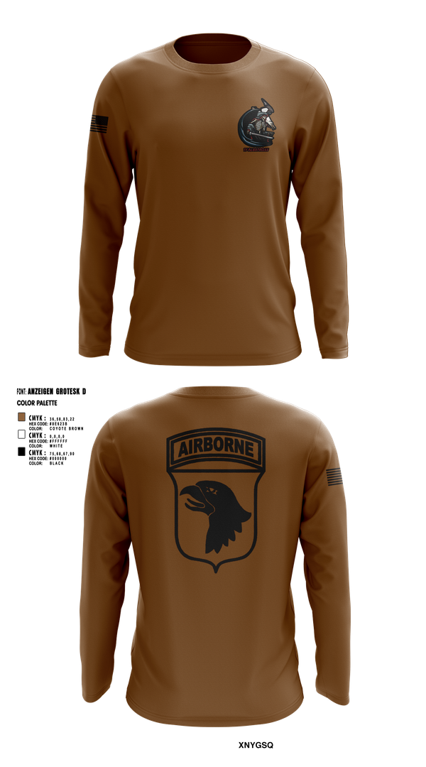 Long Sleeve Performance Shirt, 2nd Flt Platoon, B/101 Avn Regt, 101st ABN DIV, , Teamtime, Team time, sublimation, custom sports apparel, team uniforms, spirit wear, spiritwear, sports uniforms, custom shirts, team store, custom team store, fundraiser sports, apparel fundraiser