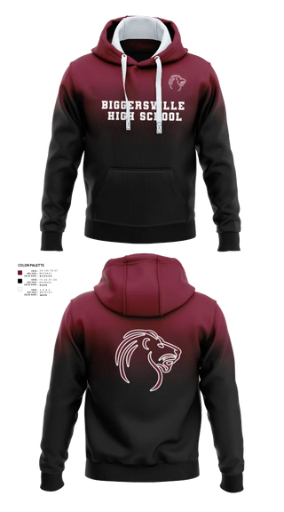 Hoodie, Biggersville High School, Bowling, Teamtime, Team time, sublimation, custom sports apparel, team uniforms, spirit wear, spiritwear, sports uniforms, custom shirts, team store, custom team store, fundraiser sports, apparel fundraiser