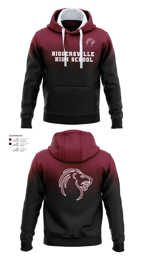 Hoodie, Biggersville High School, Bowling, Teamtime, Team time, sublimation, custom sports apparel, team uniforms, spirit wear, spiritwear, sports uniforms, custom shirts, team store, custom team store, fundraiser sports, apparel fundraiser