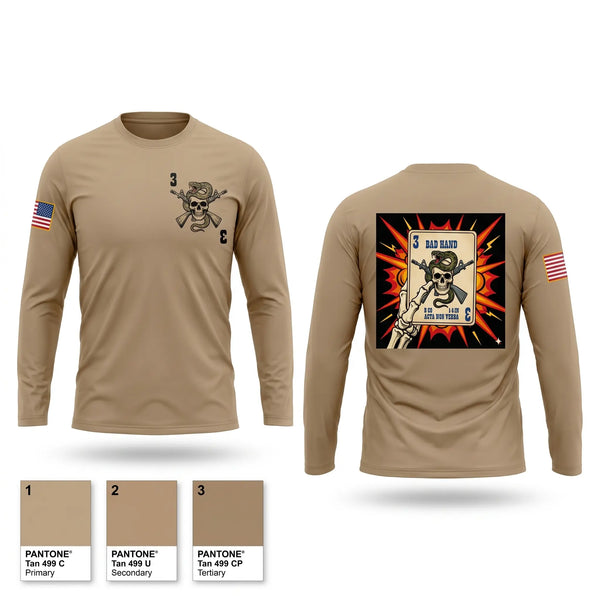 Long Sleeve Performance Shirt, Bad Hand, Army, Teamtime, Team time, sublimation, custom sports apparel, team uniforms, spirit wear, spiritwear, sports uniforms, custom shirts, team store, custom team store, fundraiser sports, apparel fundraiser