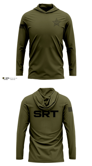 Long Sleeve hooded sunshirt, Coshocton SRT, Police, Teamtime, Team time, sublimation, custom sports apparel, team uniforms, spirit wear, spiritwear, sports uniforms, custom shirts, team store, custom team store, fundraiser sports, apparel fundraiser