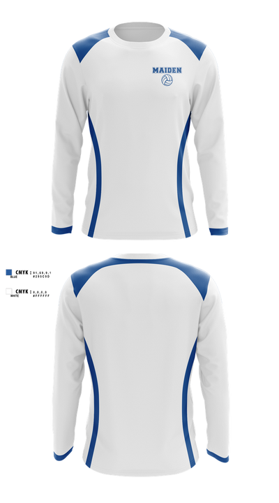 Maiden Volleyball Long Sleeve Performance Shirt 5
