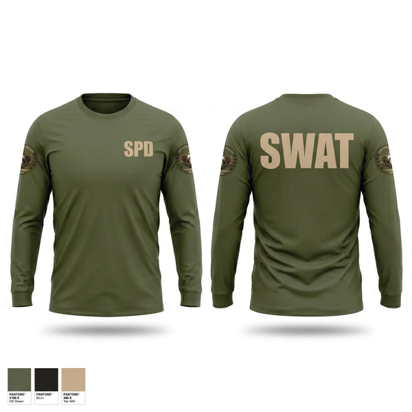 Long Sleeve Performance Shirt, Smyrna SWAT, Police, Teamtime, Team time, sublimation, custom sports apparel, team uniforms, spirit wear, spiritwear, sports uniforms, custom shirts, team store, custom team store, fundraiser sports, apparel fundraiser