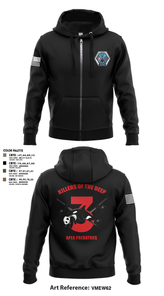 Zip Hoodie, UUVRON THREE FCPOA, Navy, Teamtime, Team time, sublimation, custom sports apparel, team uniforms, spirit wear, spiritwear, sports uniforms, custom shirts, team store, custom team store, fundraiser sports, apparel fundraiser