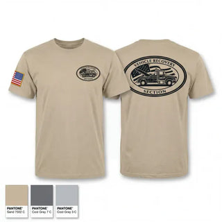 Old School Cotton Feel Shirt, Vehicle Recovery Section, Police, Teamtime, Team time, sublimation, custom sports apparel, team uniforms, spirit wear, spiritwear, sports uniforms, custom shirts, team store, custom team store, fundraiser sports, apparel fundraiser