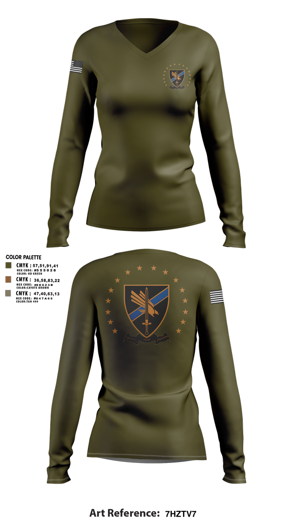 Womens Long Sleeve Vneck Shirt, Highlands County Sheriff’s Office, , Teamtime, Team time, sublimation, custom sports apparel, team uniforms, spirit wear, spiritwear, sports uniforms, custom shirts, team store, custom team store, fundraiser sports, apparel fundraiser