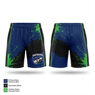 Athletic Shorts With Pockets, Pin vipers, Bowling, Teamtime, Team time, sublimation, custom sports apparel, team uniforms, spirit wear, spiritwear, sports uniforms, custom shirts, team store, custom team store, fundraiser sports, apparel fundraiser