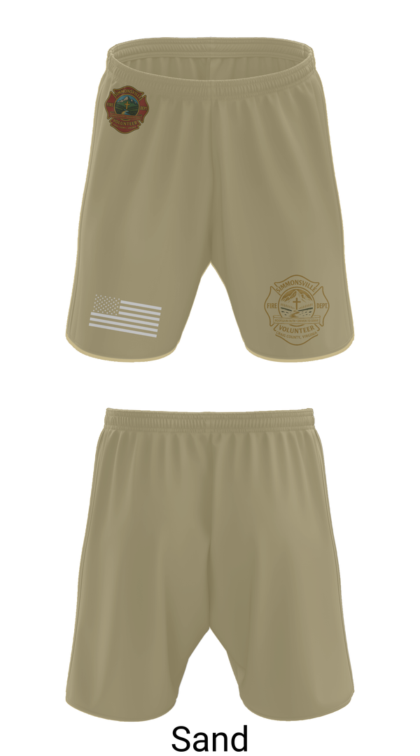 Athletic Shorts With Pockets, Simmonsville VFD, , Teamtime, Team time, sublimation, custom sports apparel, team uniforms, spirit wear, spiritwear, sports uniforms, custom shirts, team store, custom team store, fundraiser sports, apparel fundraiser