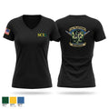 410TH Military Police Mambas Women's Short Sleeve V-neck Shirt - 1