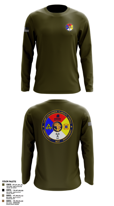 CLDJ N37 93741112 Long Sleeve Performance Shirt 1