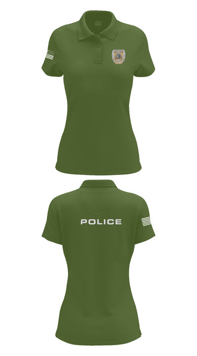 Vincennes Police Department 76255219 Women's Short Sleeve Performance Polo  - 52
