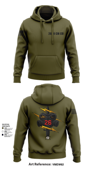 Hoodie, 26th CM Co, , Teamtime, Team time, sublimation, custom sports apparel, team uniforms, spirit wear, spiritwear, sports uniforms, custom shirts, team store, custom team store, fundraiser sports, apparel fundraiser
