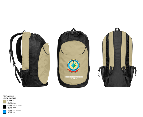 Gear Bag, Snohomish County Search & Rescue, , Teamtime, Team time, sublimation, custom sports apparel, team uniforms, spirit wear, spiritwear, sports uniforms, custom shirts, team store, custom team store, fundraiser sports, apparel fundraiser
